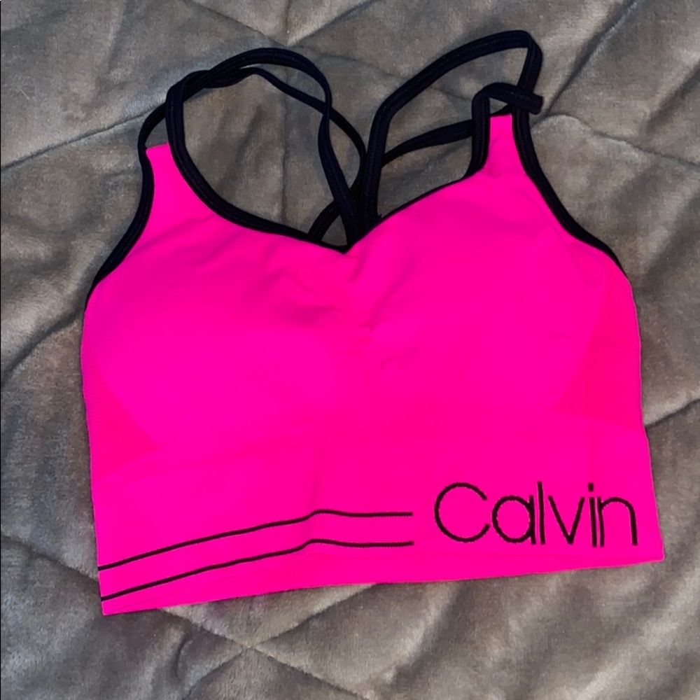 calvin klein sports bra